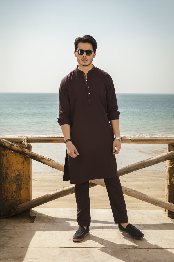 Rich Maroon | Kurta Trouser | KT-D1/8