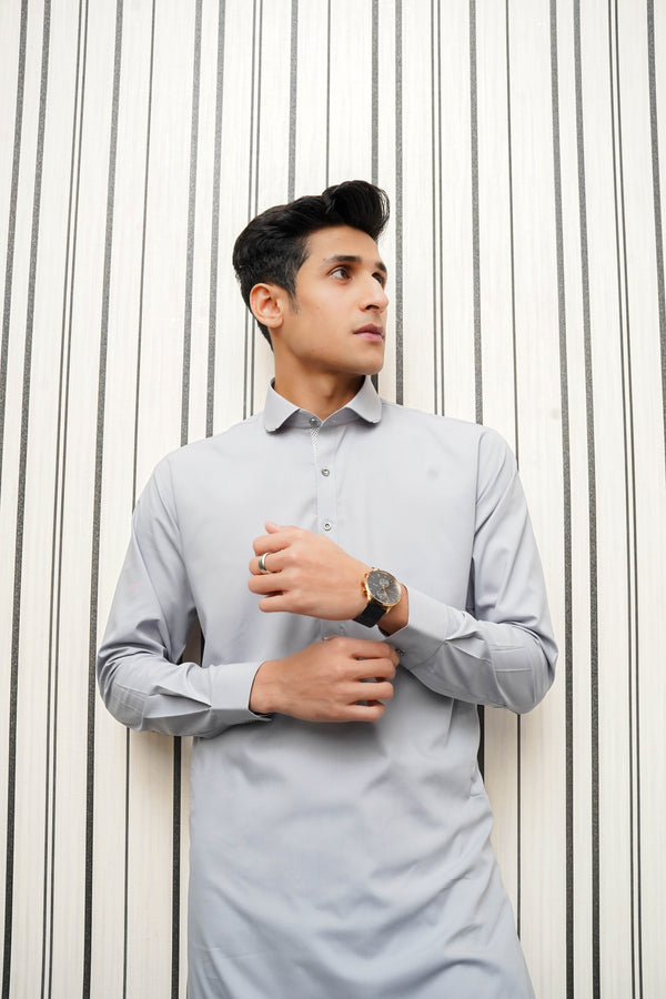 Ash Grey | Shalwar Qameez | SQ-D6/7
