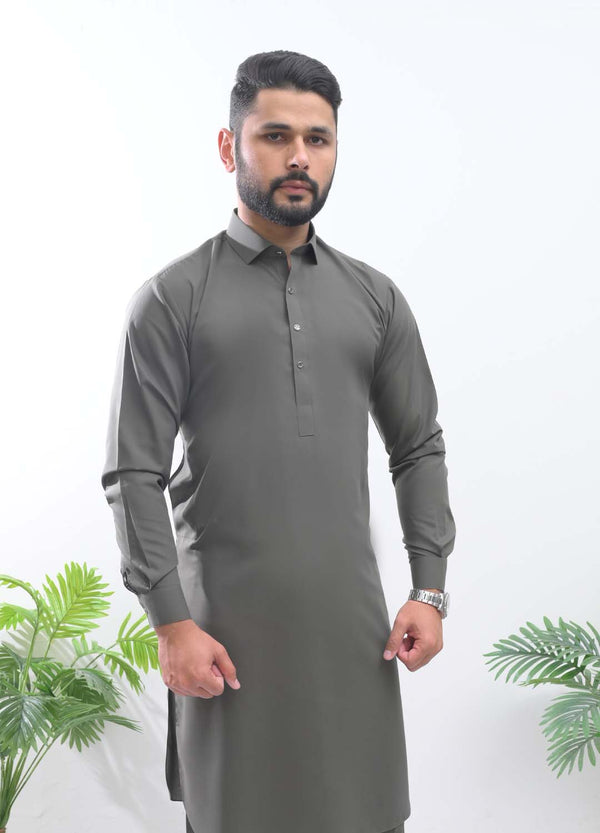 Charcoal Grey | SQ/10 | Shalwar Qameez
