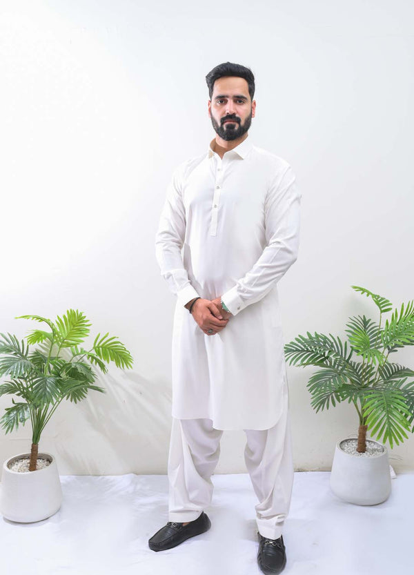 Off White | SQ/7 | Shalwar Qameez