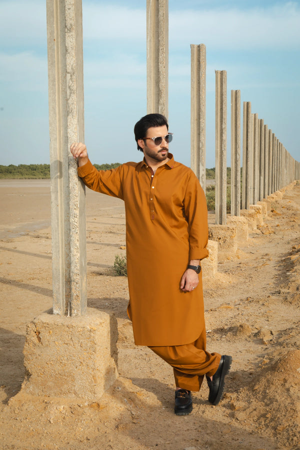 Mustard | Shalwar Kameez | SQ-D7-14