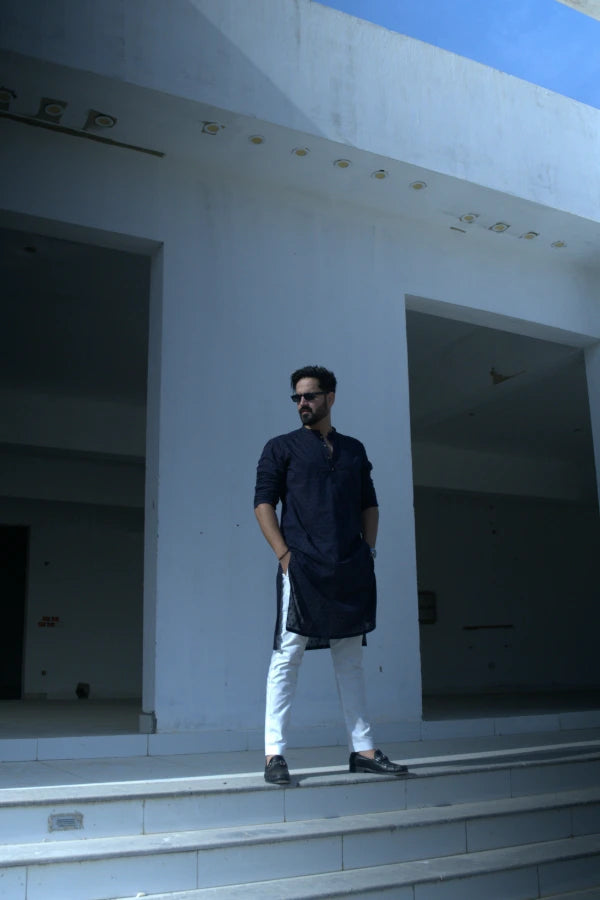 Navy Blue | Kurta