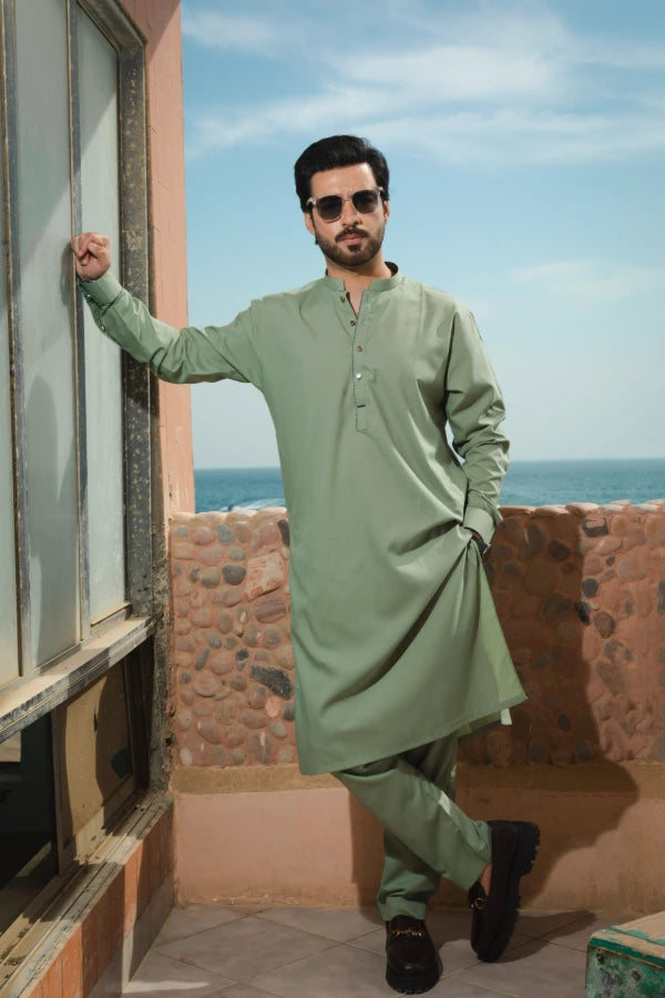 Pastel Green | Kurta Trouser | KT-D8/13