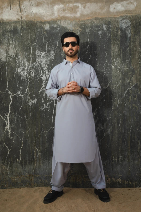 Ash Grey | Shalwar Qameez | SQ-D4/11