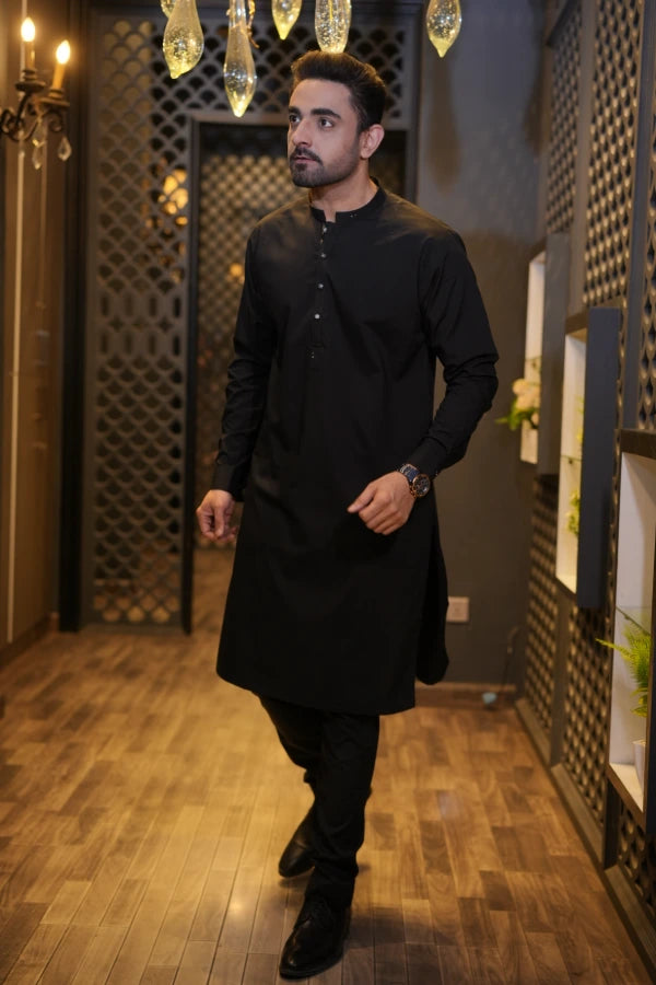 Black | Kurta Trouser | Blended SQ/15